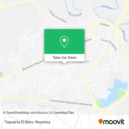 Taquería El Beto map