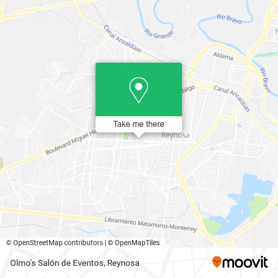 Mapa de Olmo's Salón de Eventos