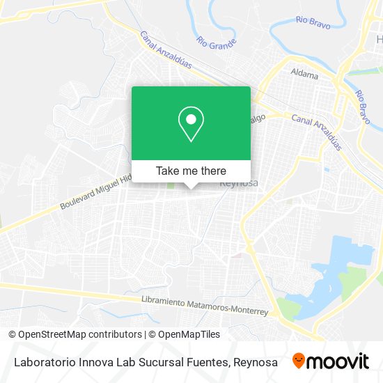 Laboratorio Innova Lab Sucursal Fuentes map