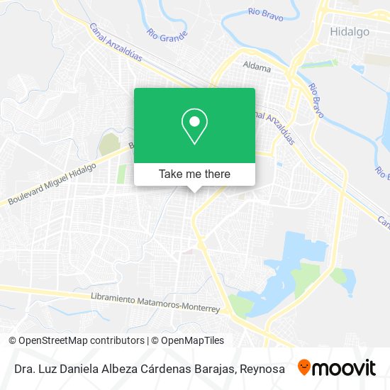 Mapa de Dra. Luz Daniela Albeza Cárdenas Barajas