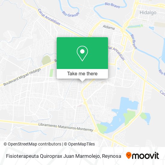 Fisioterapeuta Quiroprax Juan Marmolejo map