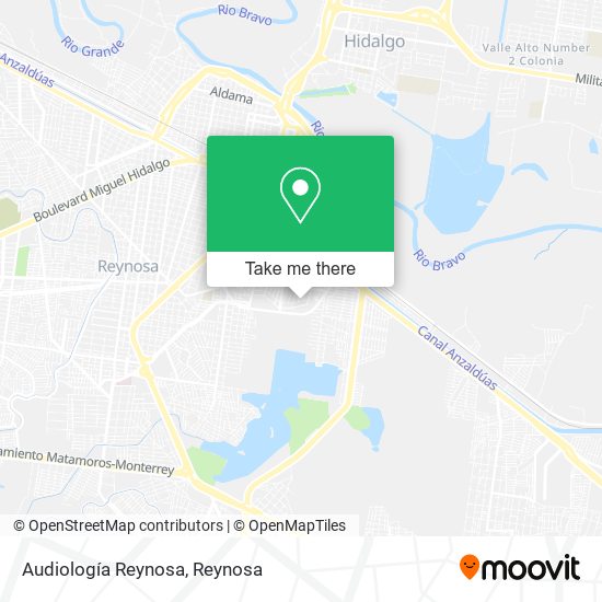 Audiología Reynosa map