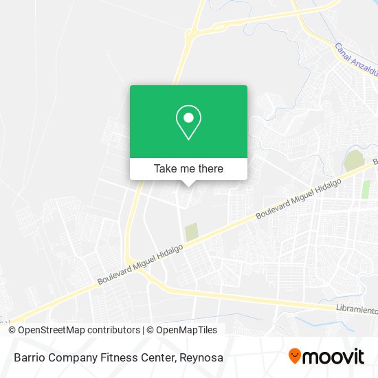 Barrio Company Fitness Center map