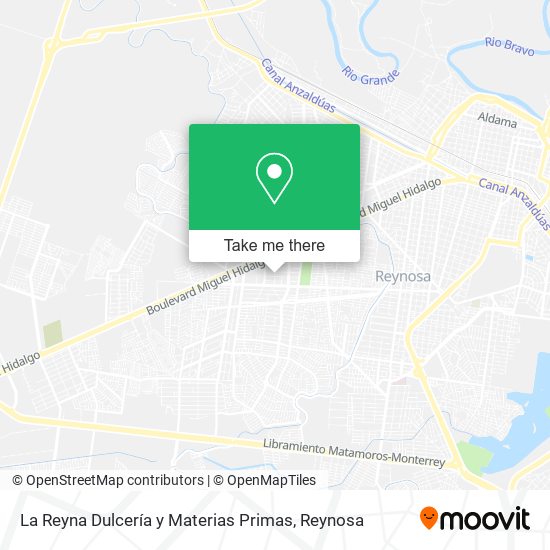 La Reyna Dulcería y Materias Primas map