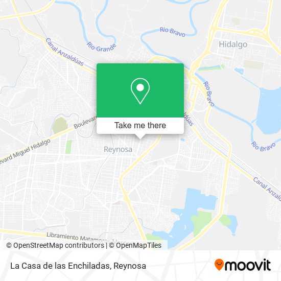 La Casa de las Enchiladas map