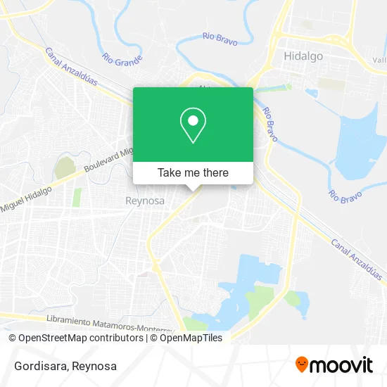 Gordisara map