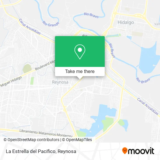 La Estrella del Pacífico map