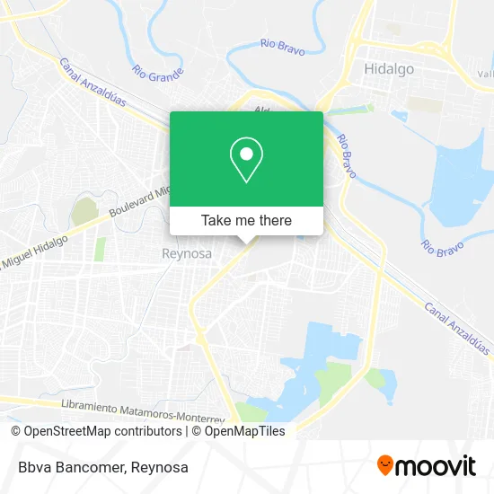 Bbva Bancomer map