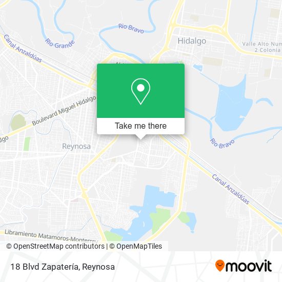 18 Blvd Zapatería map