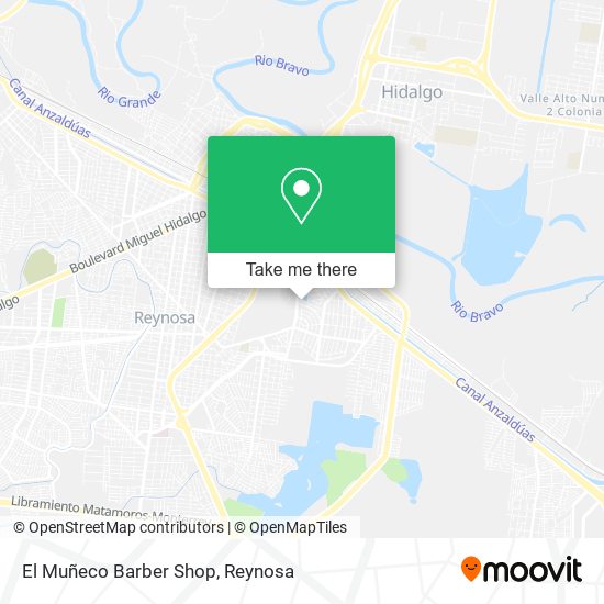 El Muñeco Barber Shop map