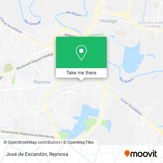 Mapa de José de Escandón