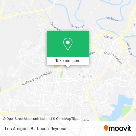 Los Amigos - Barbacoa map