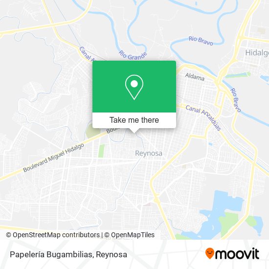 Mapa de Papelería Bugambilias