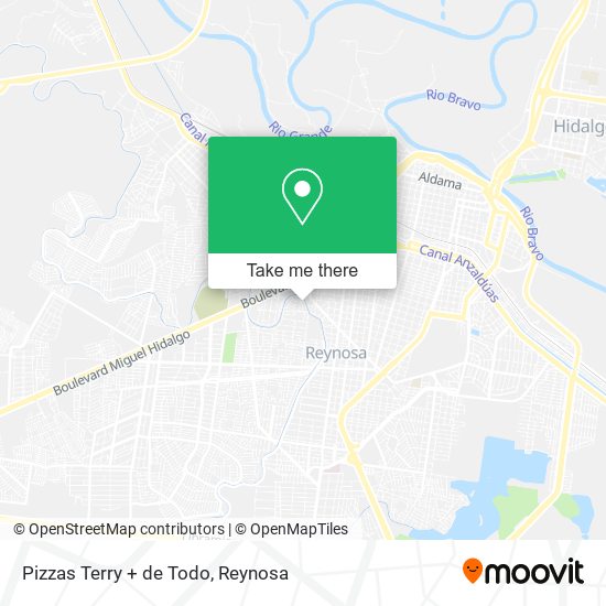 Mapa de Pizzas Terry + de Todo