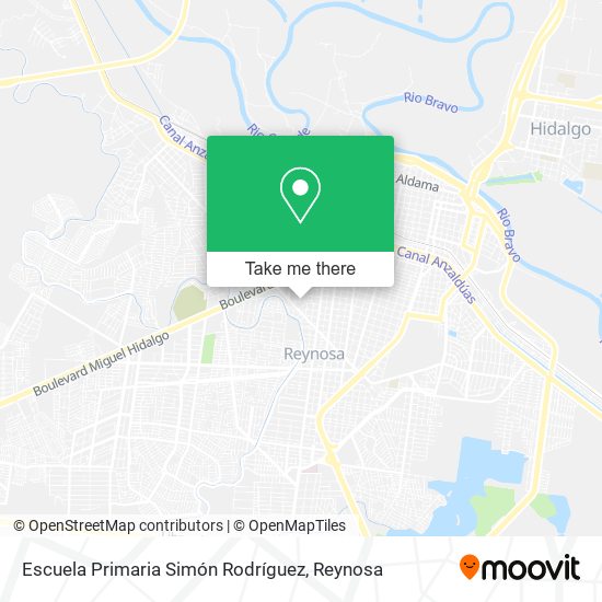 Mapa de Escuela Primaria Simón Rodríguez