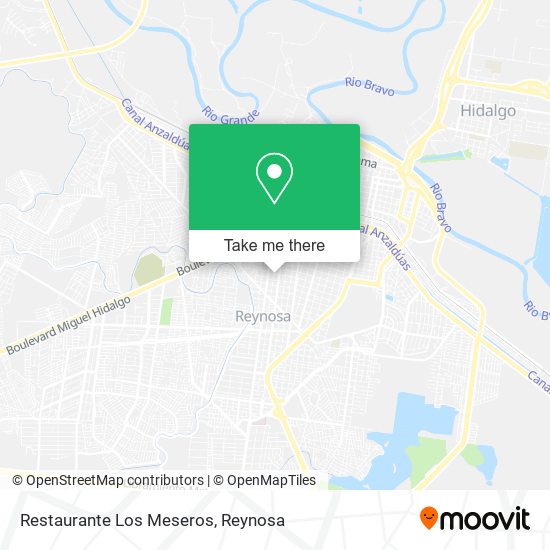 Restaurante Los Meseros map