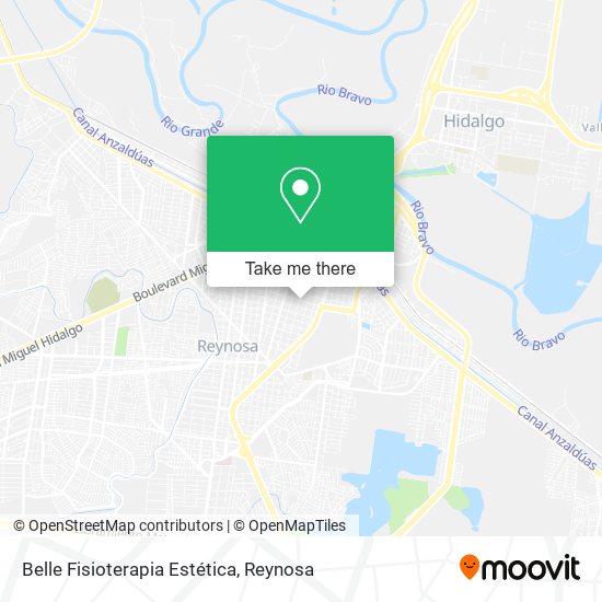 Mapa de Belle Fisioterapia Estética