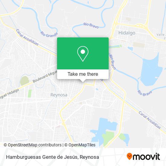 Hamburguesas Gente de Jesús map
