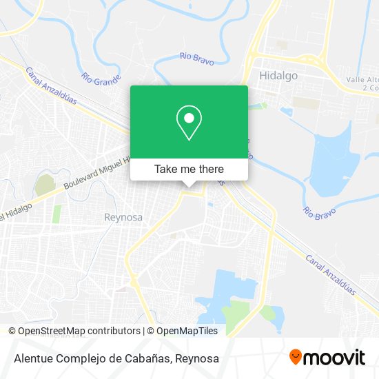 Alentue Complejo de Cabañas map