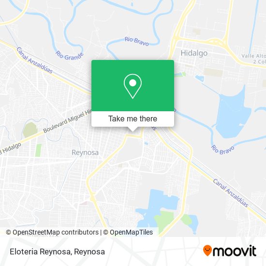 Eloteria Reynosa map