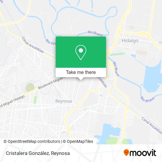 Cristalera González map
