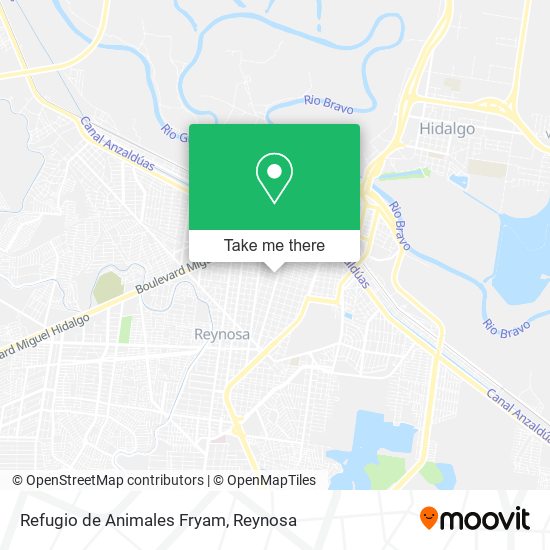 Mapa de Refugio de Animales Fryam