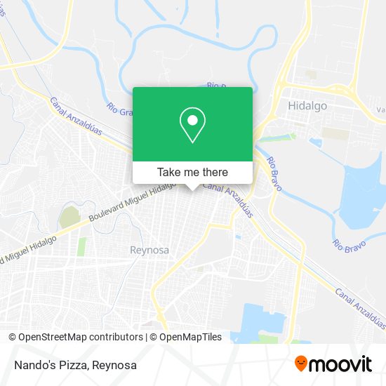 Nando's Pizza map