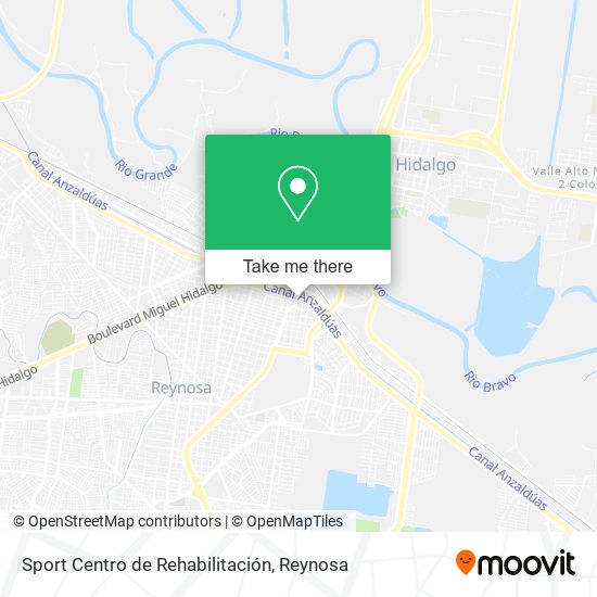 Mapa de Sport Centro de Rehabilitación