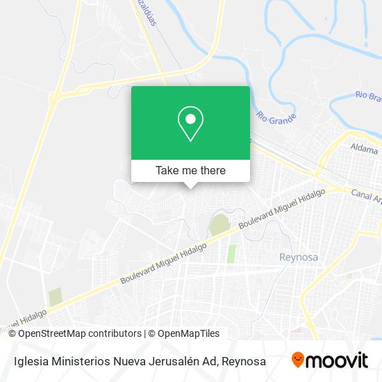 Mapa de Iglesia Ministerios Nueva Jerusalén Ad