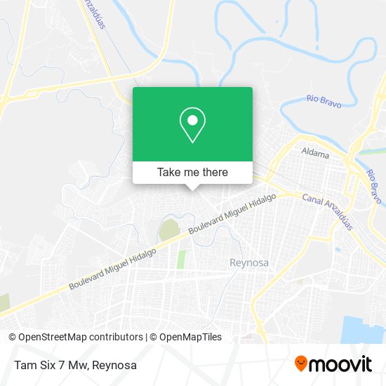 Mapa de Tam Six 7 Mw