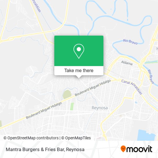 Mapa de Mantra Burgers & Fries Bar