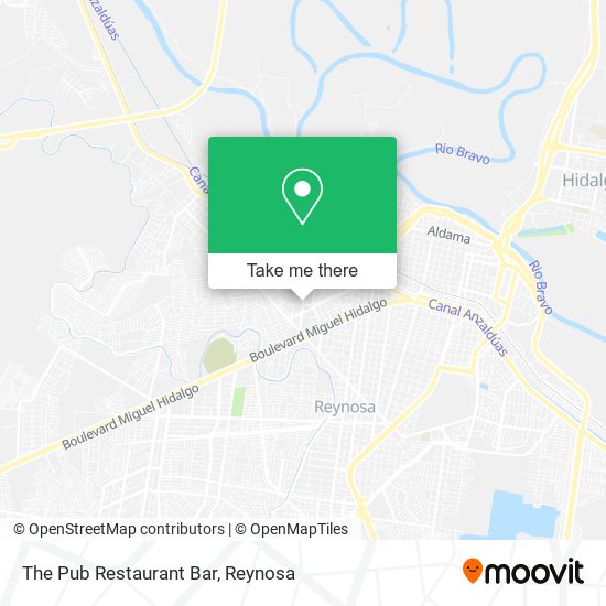 Mapa de The Pub Restaurant Bar