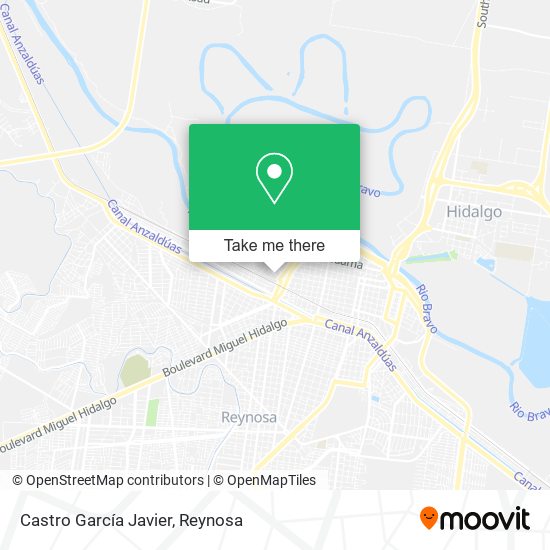 Castro García Javier map