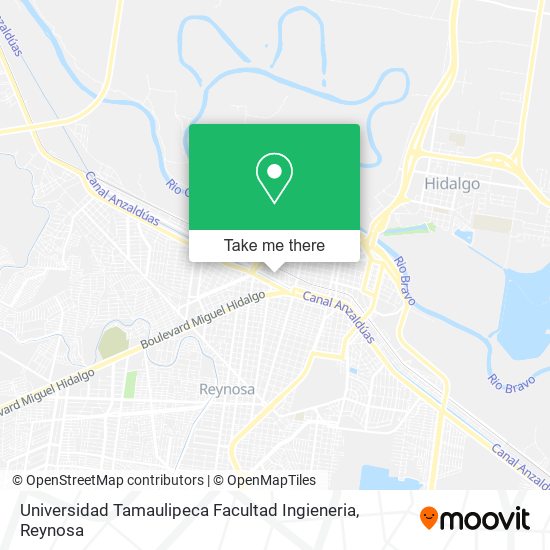 Mapa de Universidad Tamaulipeca Facultad Ingieneria