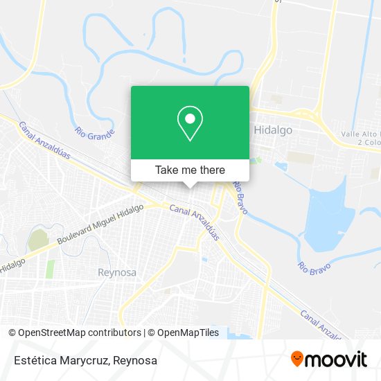 Estética Marycruz map