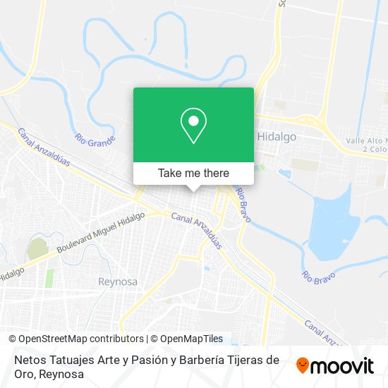 Netos Tatuajes Arte y Pasión y Barbería Tijeras de Oro map