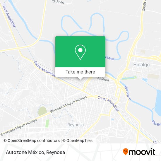 Mapa de Autozone México