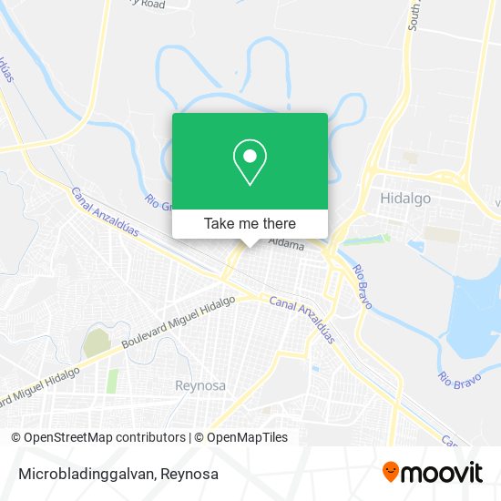 Mapa de Microbladinggalvan