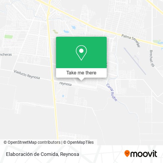 Elaboración de Comida map