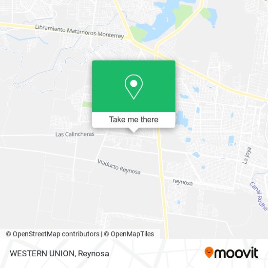 WESTERN UNION map