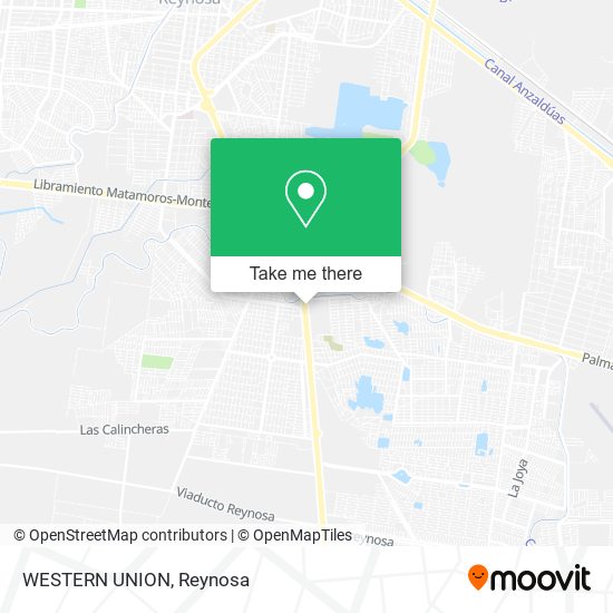 WESTERN UNION map