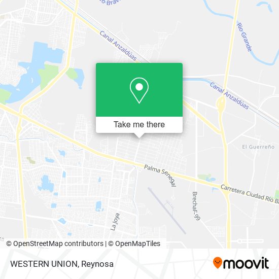 Mapa de WESTERN UNION
