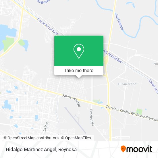 Mapa de Hidalgo Martínez Angel