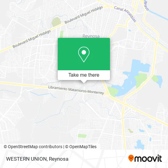 WESTERN UNION map