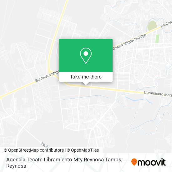 Agencia Tecate Libramiento Mty Reynosa Tamps map