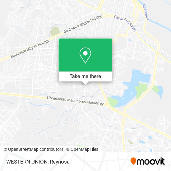 WESTERN UNION map