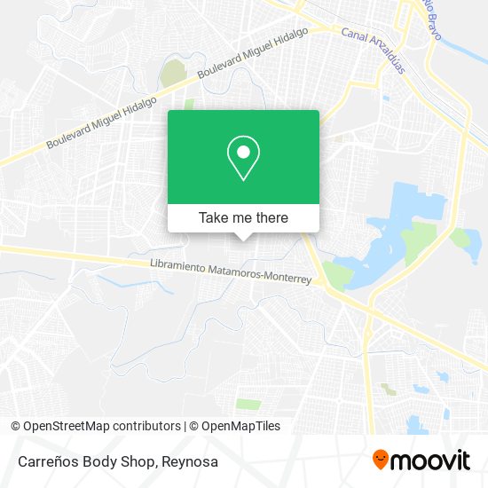 Carreños Body Shop map