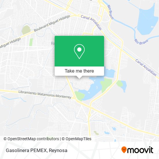 Mapa de Gasolinera PEMEX
