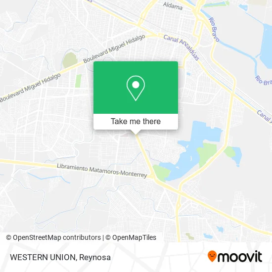 WESTERN UNION map