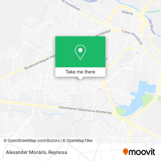 Alexander Morán's map